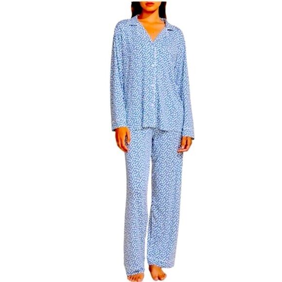 Nordstrom Pajamas Woman’s Size M Modal Gisele Print Jersey Knit Eberjey - Picture 1 of 7